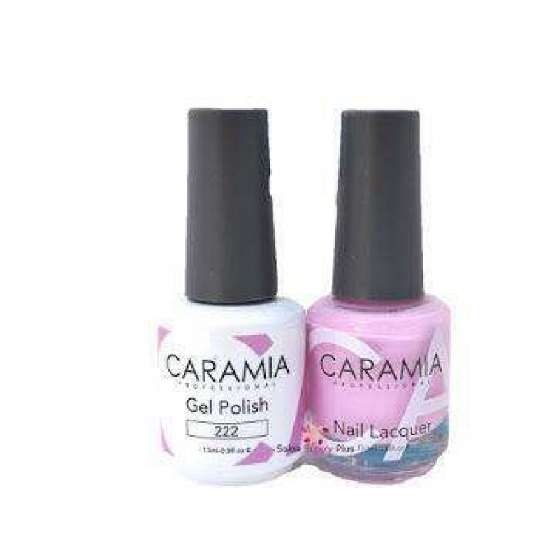 #222 Caramia Gel Polish & Nail Lacquer 0.5oz